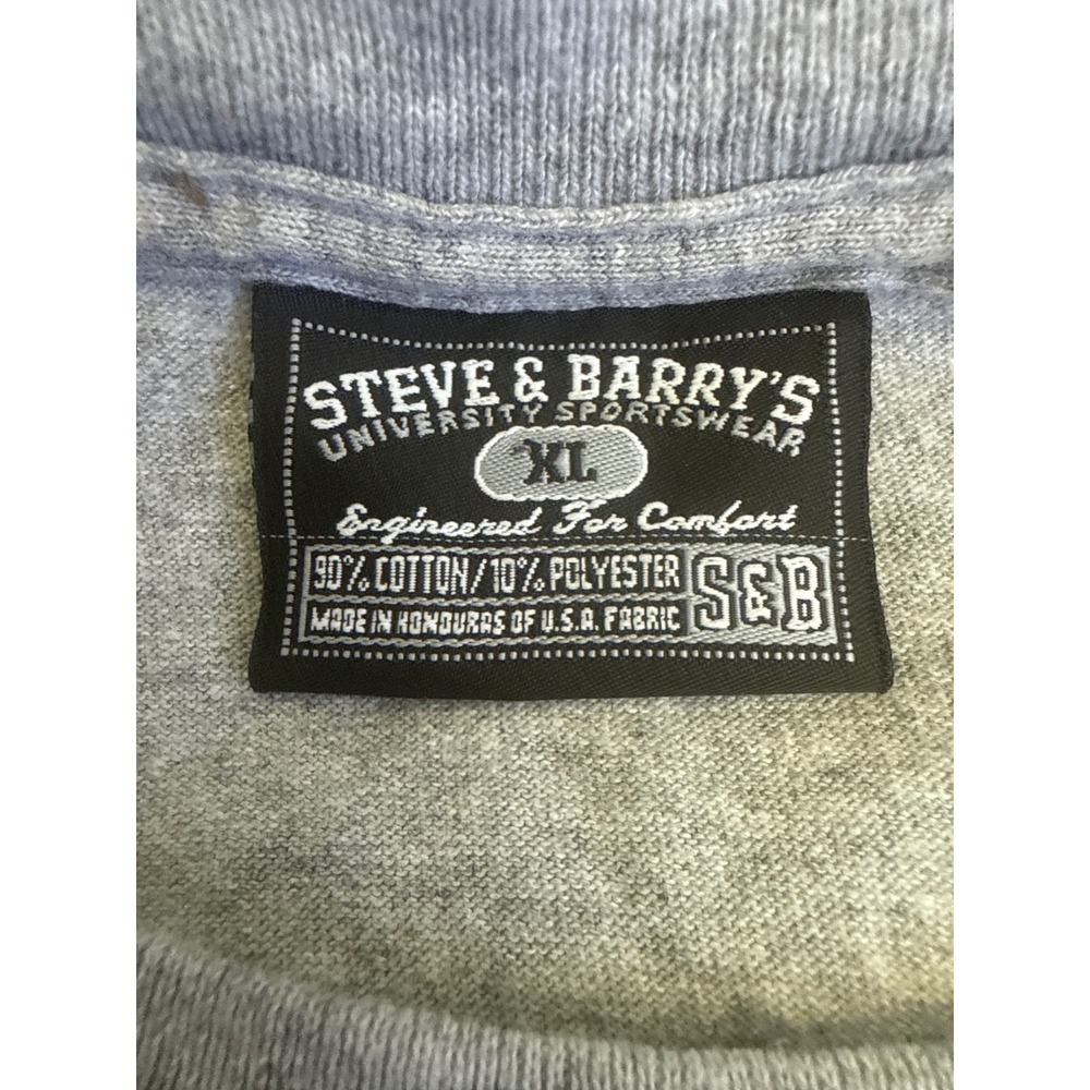 Steve & Barrys East Carolina University ECU Pirates Long Sleeve Gray Shirt XL - Picture 2 of 3